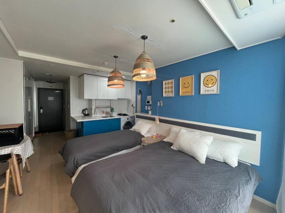 Haeundae Beach Stay #2Min Walk #2Beds Busan Extérieur photo
